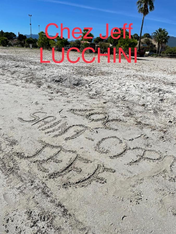 Chez Jeff Lucchini Lägenhet Lecci Exteriör bild